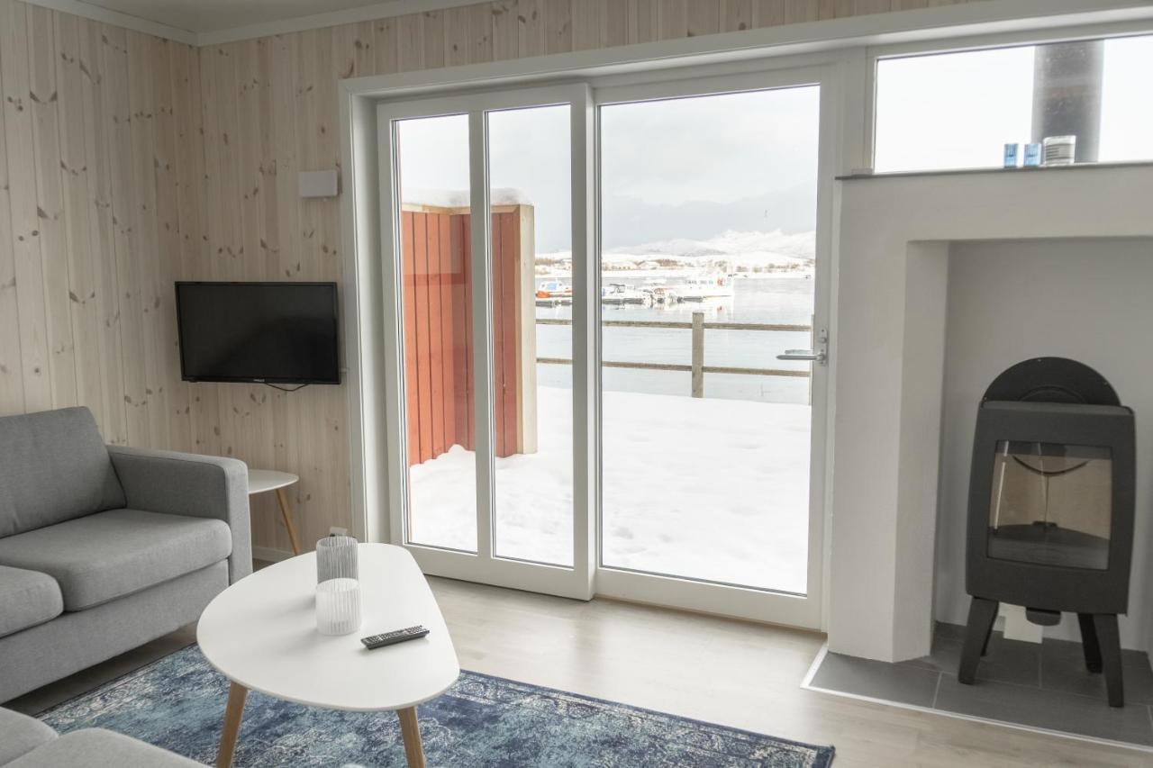 Brand New Nappstraumen Seaview Cabin Villa Gravdal  ภายนอก รูปภาพ