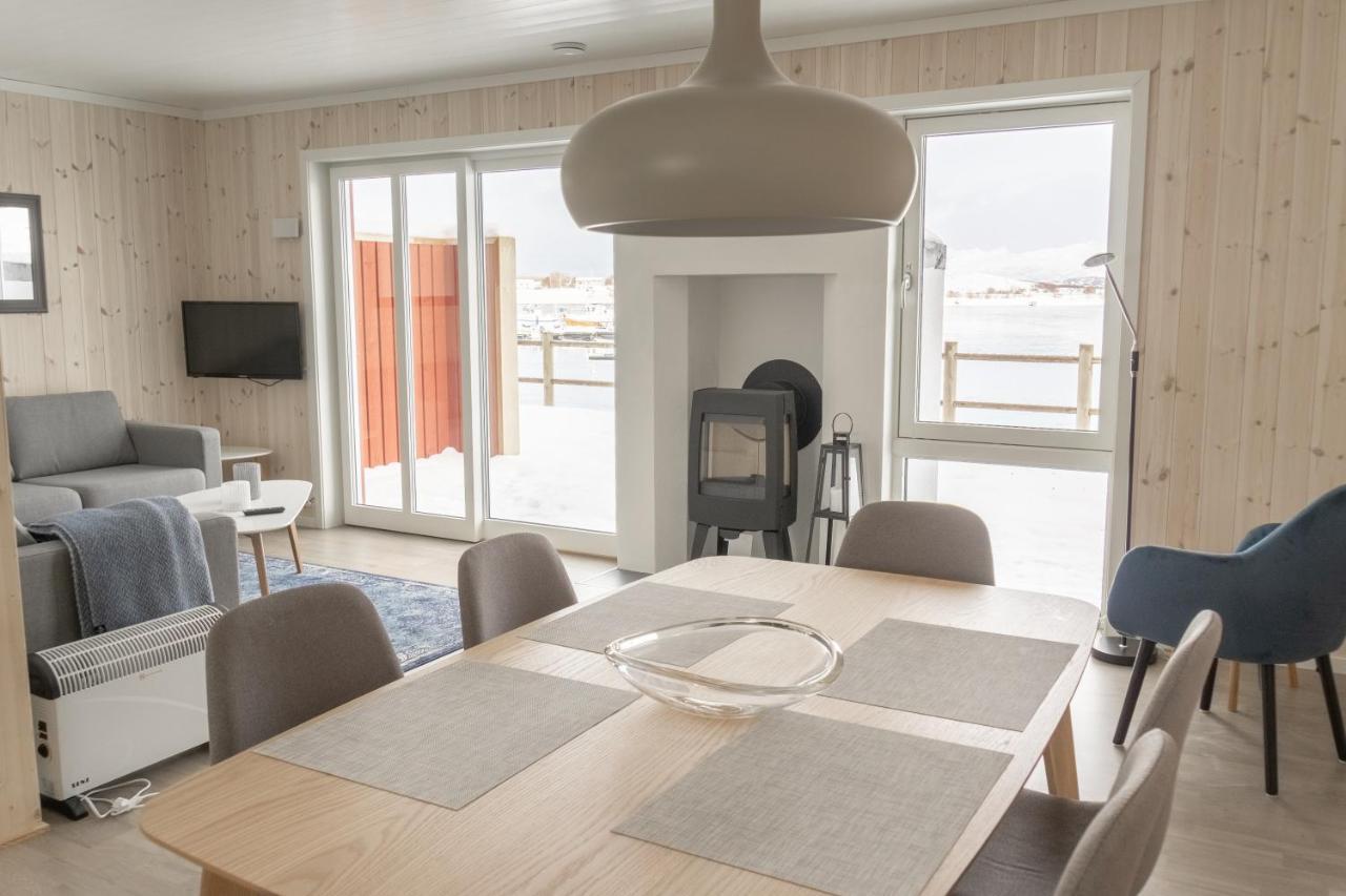 Brand New Nappstraumen Seaview Cabin Villa Gravdal  ภายนอก รูปภาพ