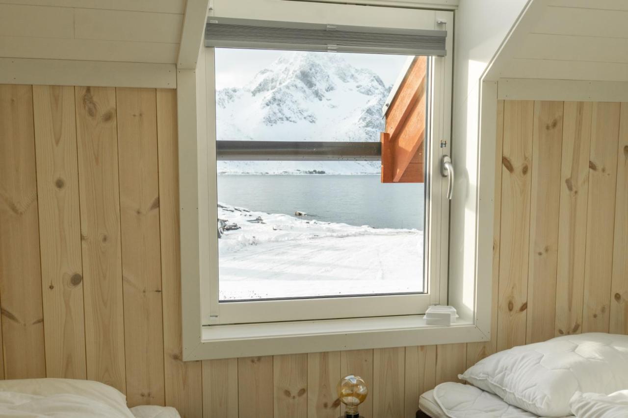 Brand New Nappstraumen Seaview Cabin Villa Gravdal  ภายนอก รูปภาพ