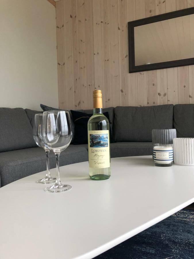 Brand New Nappstraumen Seaview Cabin Villa Gravdal  ภายนอก รูปภาพ